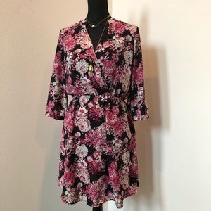 Xhilaration floral dress size Large